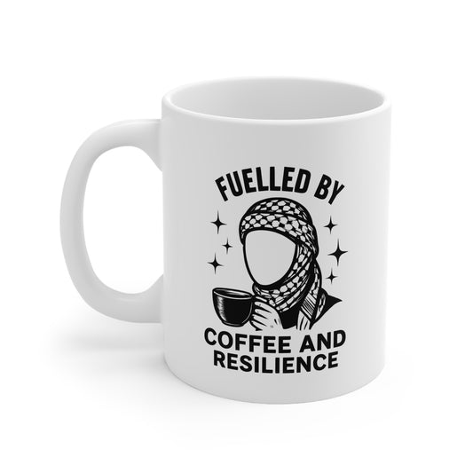 Mug - Palestine Kuffiyeh Resilience Coffee Cup