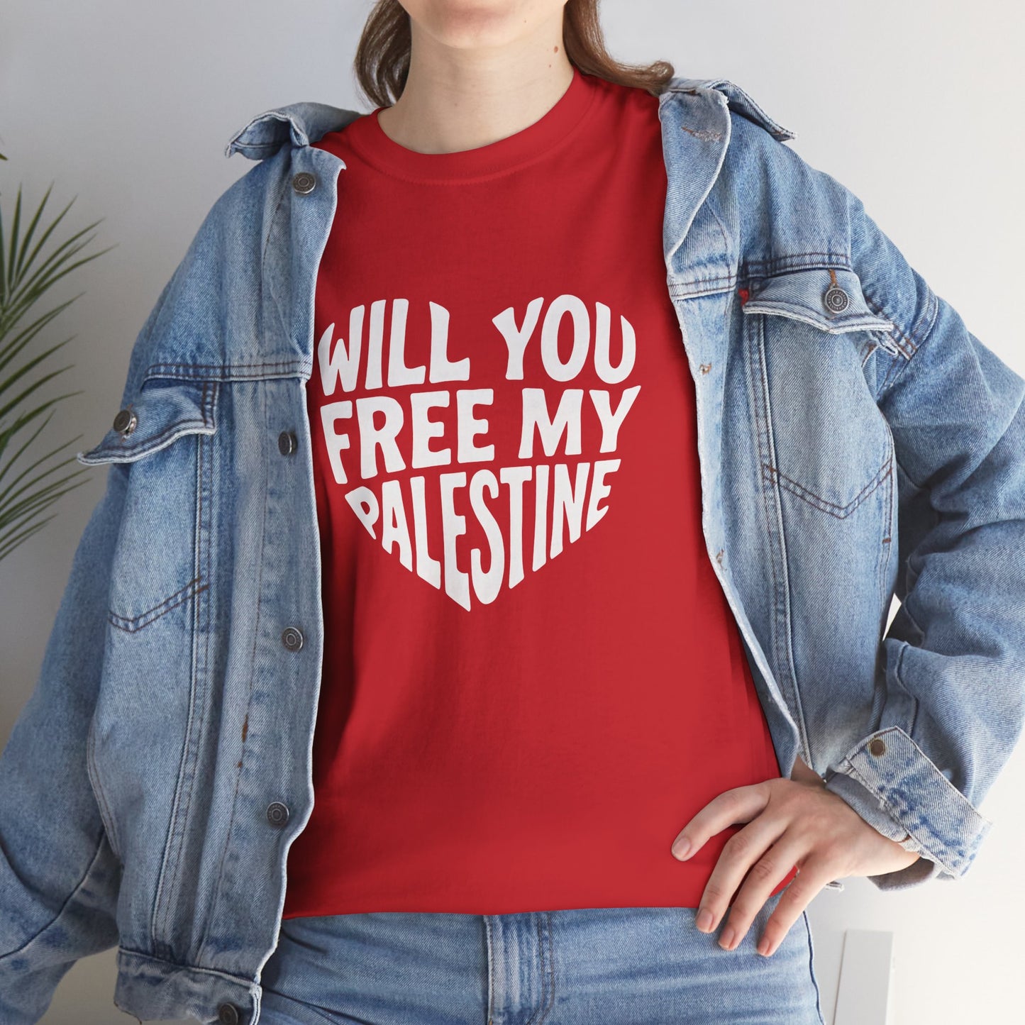 Pro-Palestine Activist Tee- Will You Free My Palestine