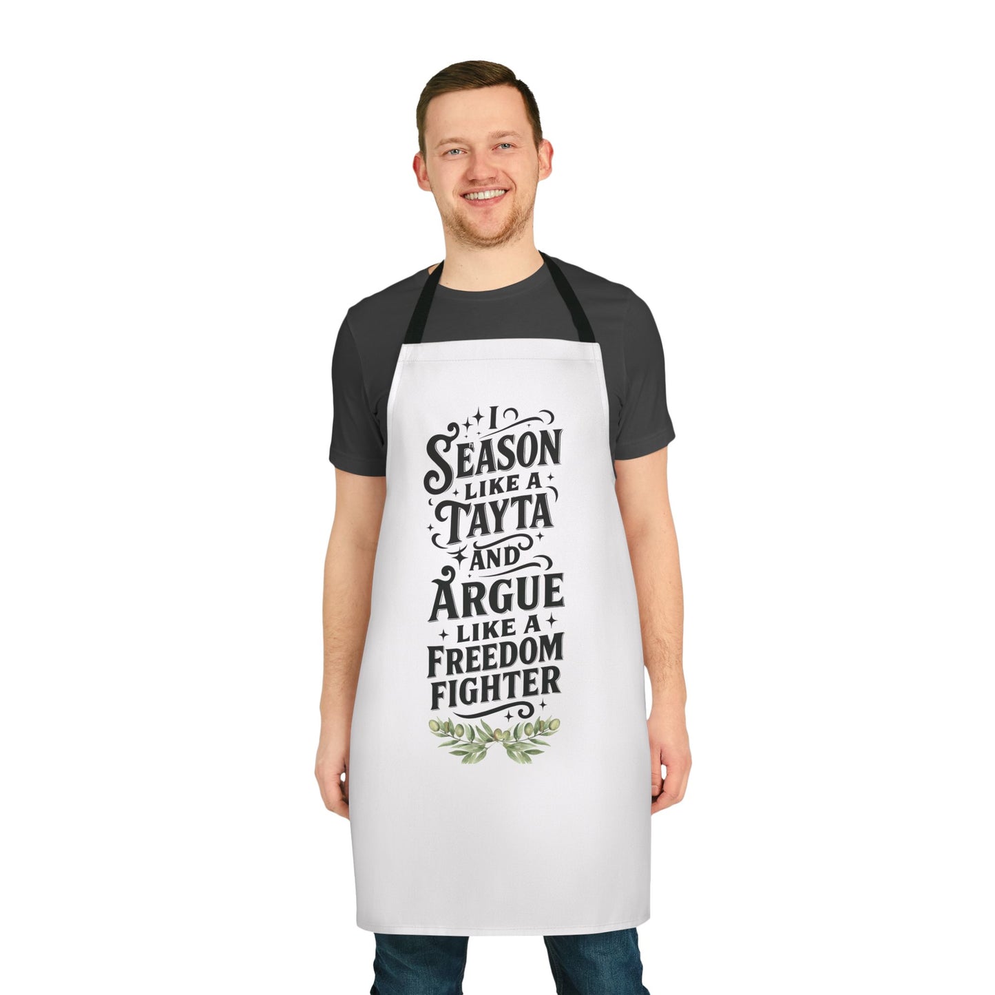 The Olive Branch Apron – Middle Eastern Kitchen Vibes
