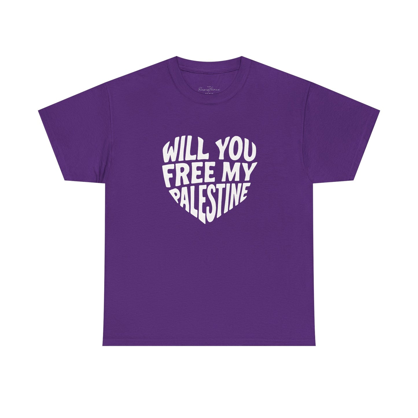 Pro-Palestine Activist Tee- Will You Free My Palestine