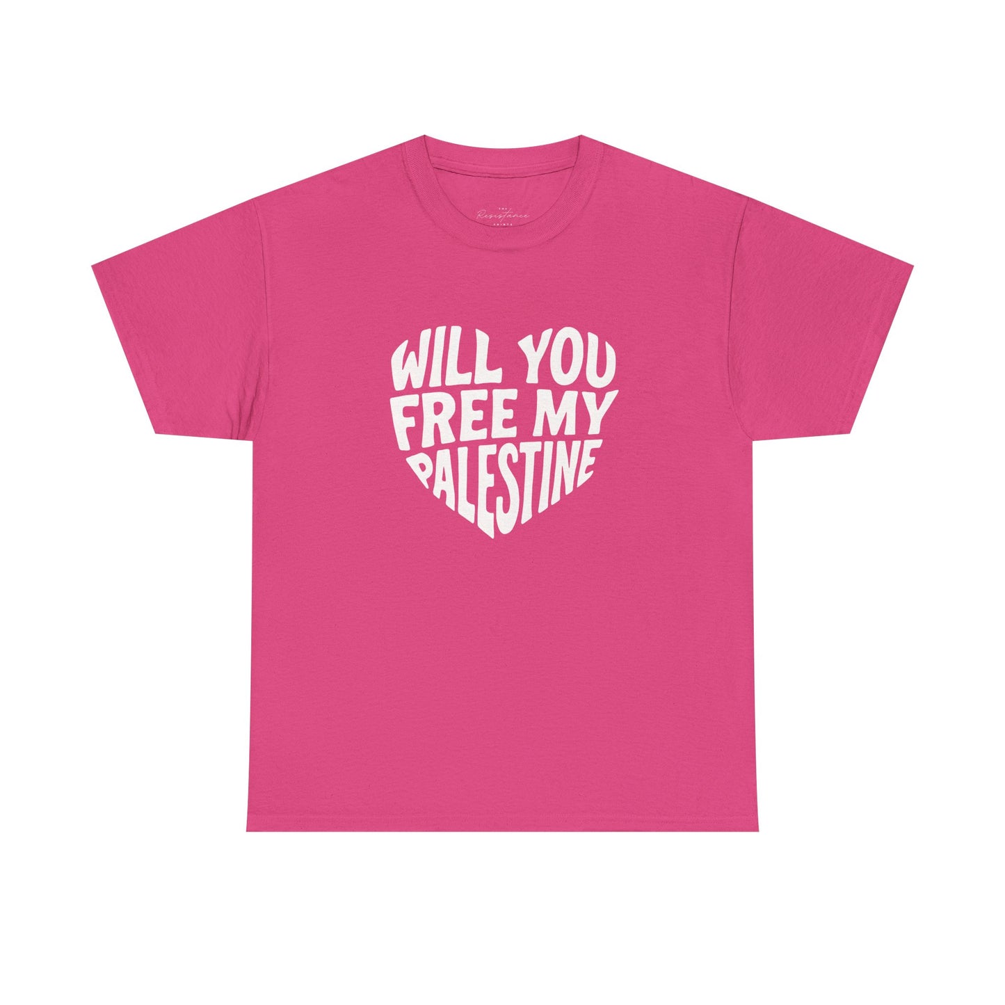 Pro-Palestine Activist Tee- Will You Free My Palestine