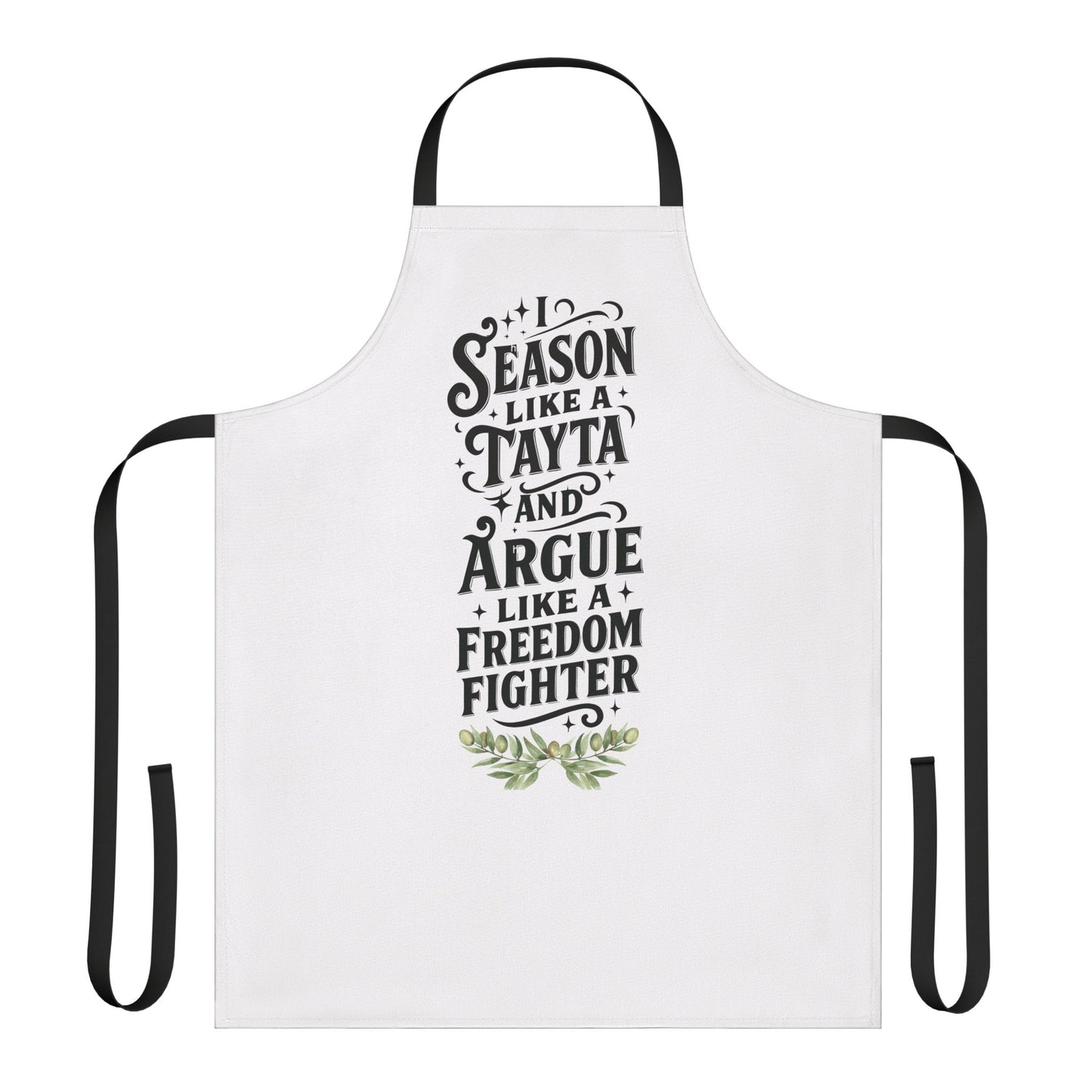 The Olive Branch Apron – Middle Eastern Kitchen Vibes
