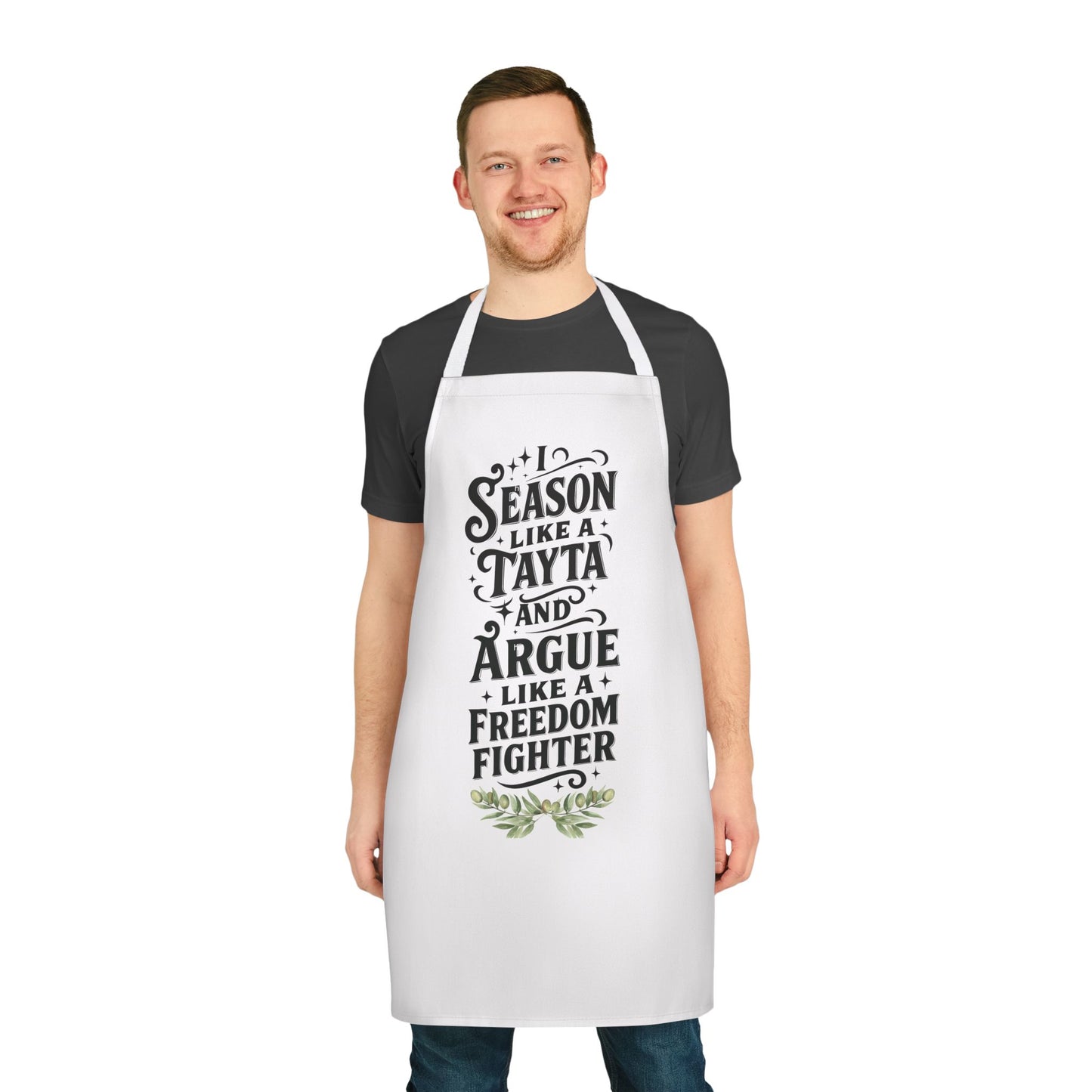 The Olive Branch Apron – Middle Eastern Kitchen Vibes