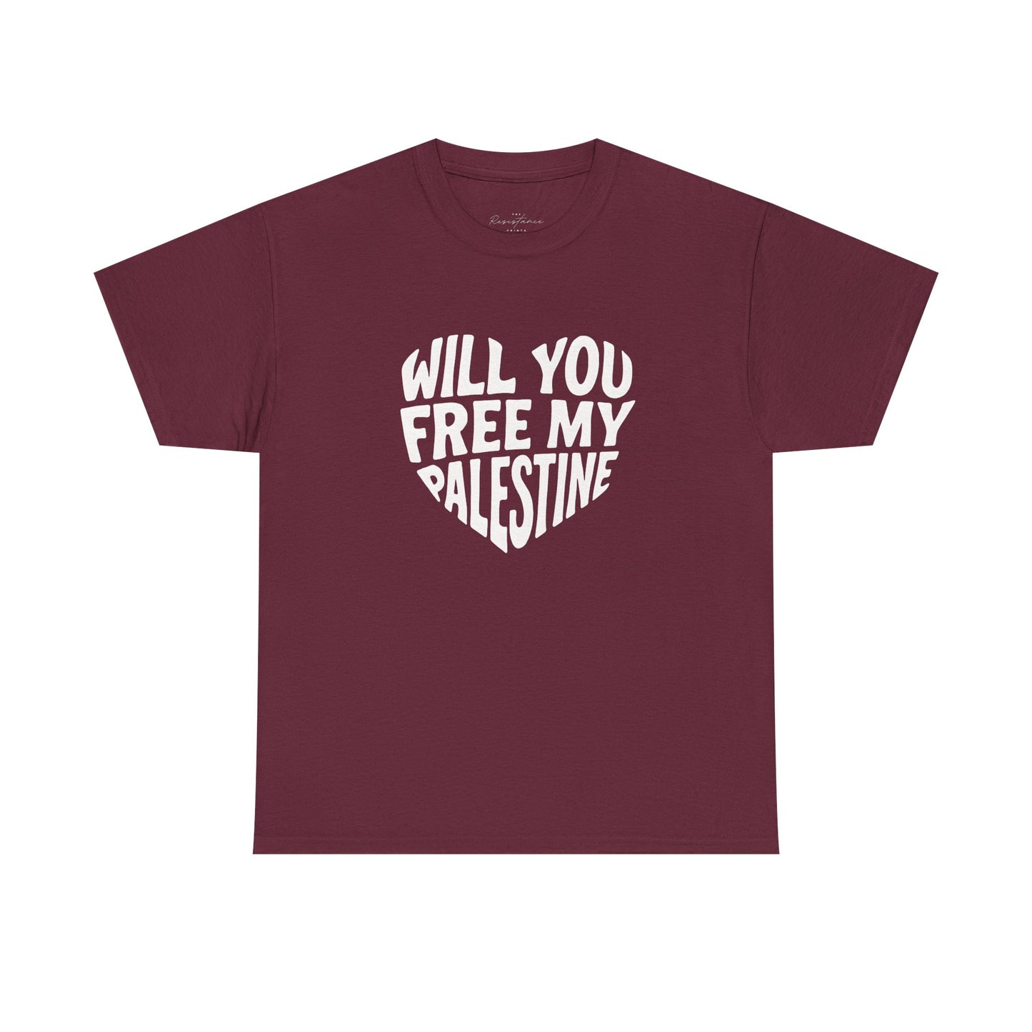 Pro-Palestine Activist Tee- Will You Free My Palestine